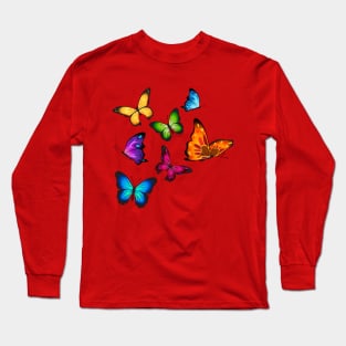 butterflies Long Sleeve T-Shirt